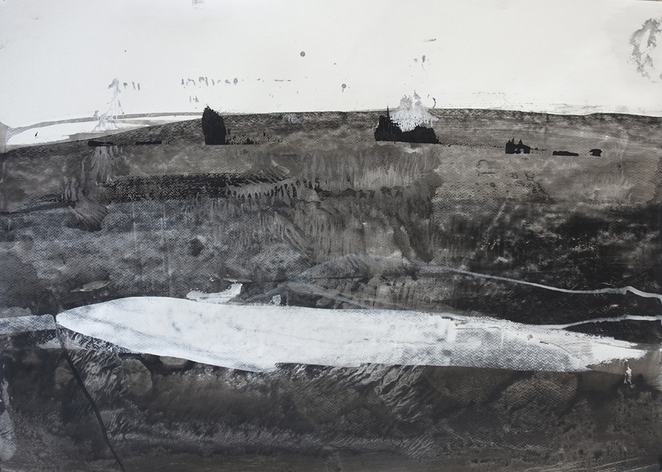 "23-075", 50x70cm, acrylique/papier,  50x70cm,  2023