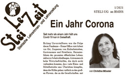Titelseite SteiLe Zeit 01 2021