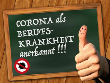Corona als Berufskrankheit anerkannt. Bild: PST