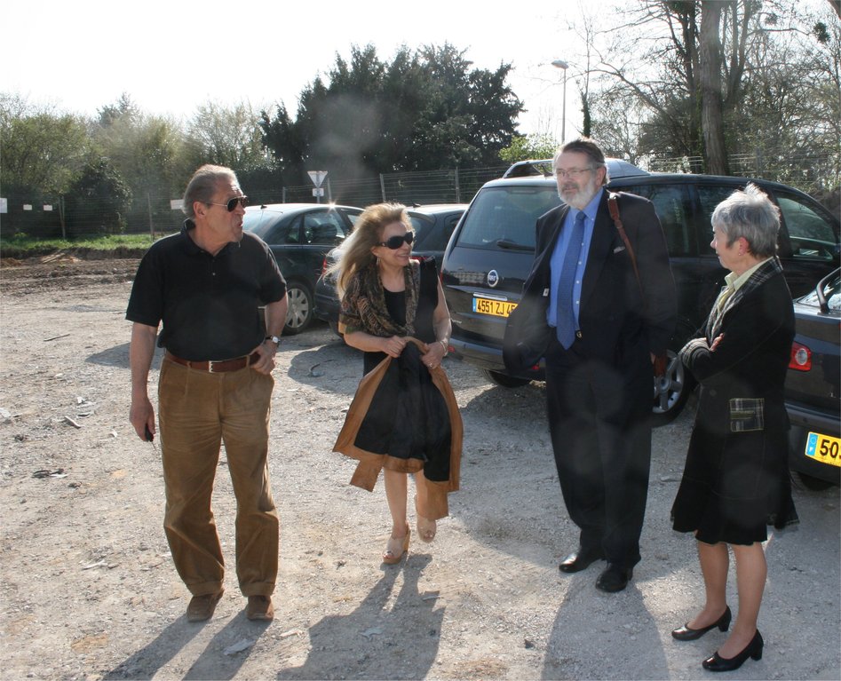 Armand (CA), Jacqueline(Présidente), Jean François (parlementaire honoraire), Danièle (vice présidente)