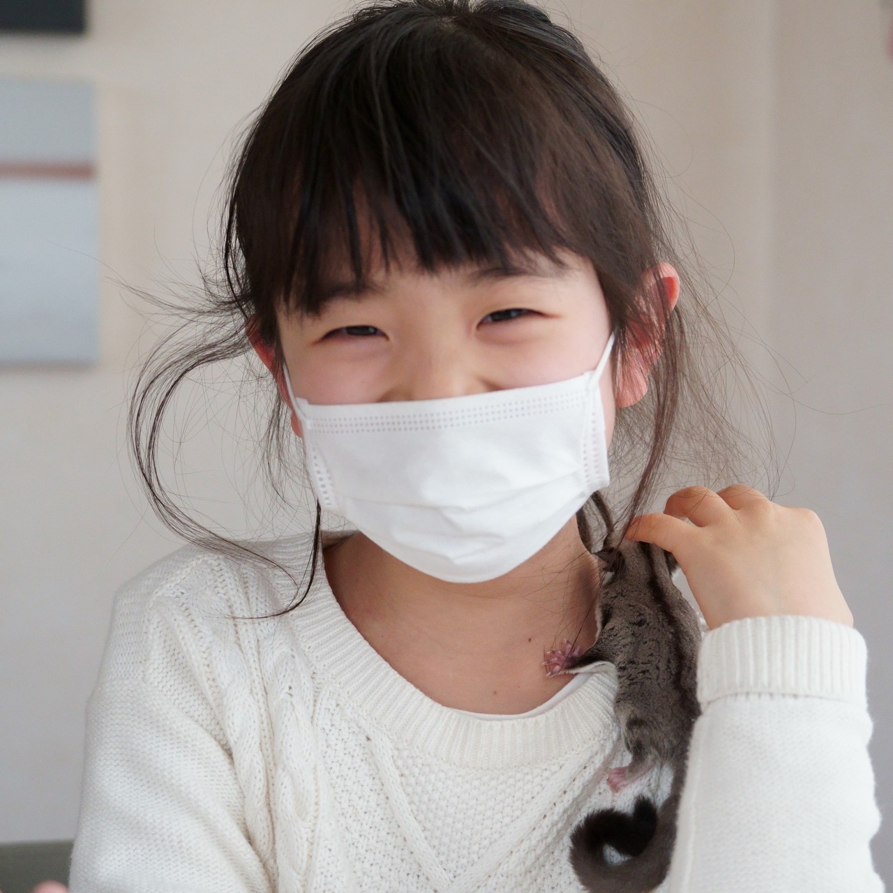 このマスクがなかったら、もっともっと素敵な笑顔が見れたのになぁぁぁ