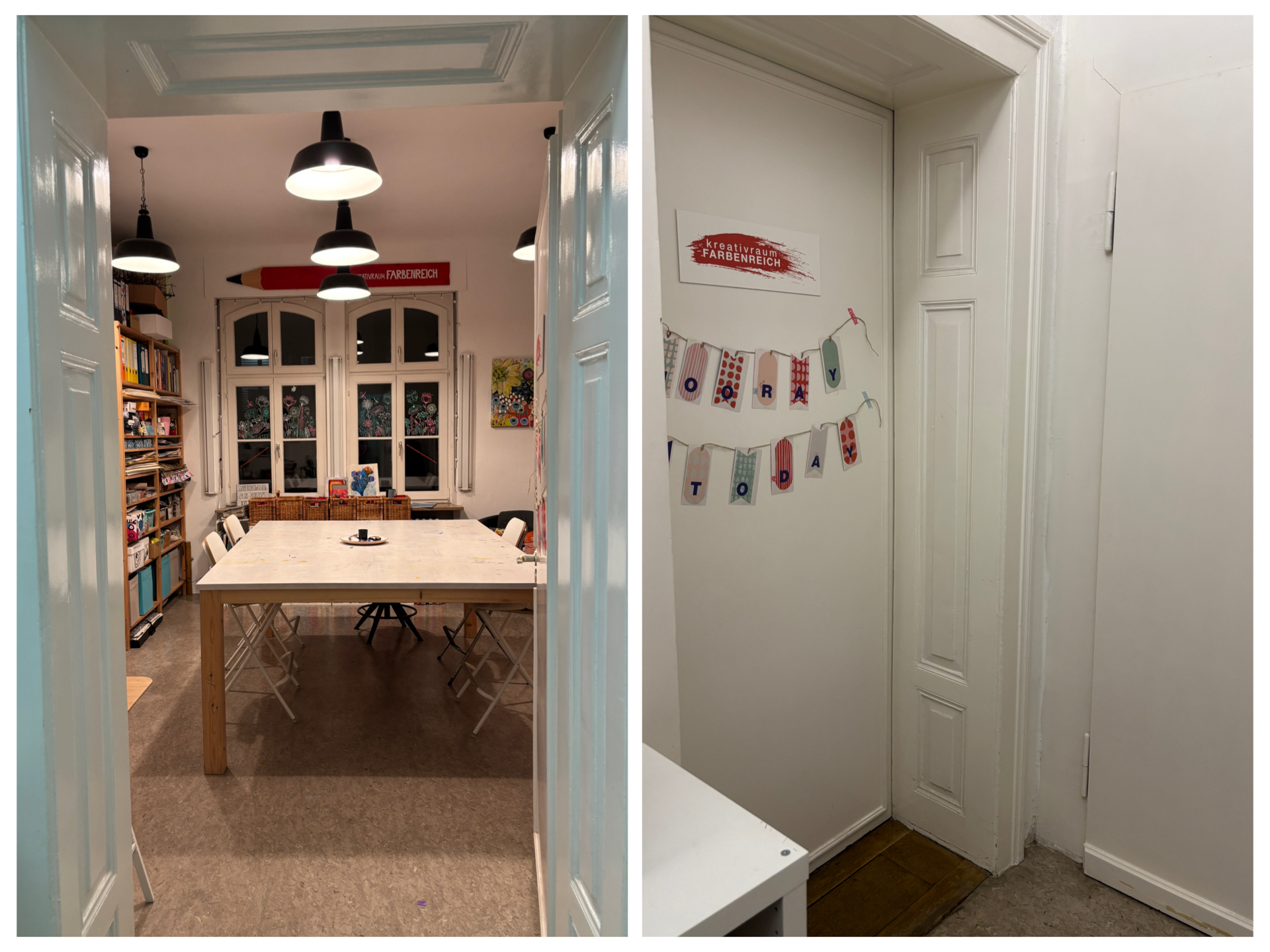 Der Kreativraum Farbenreich zieht um