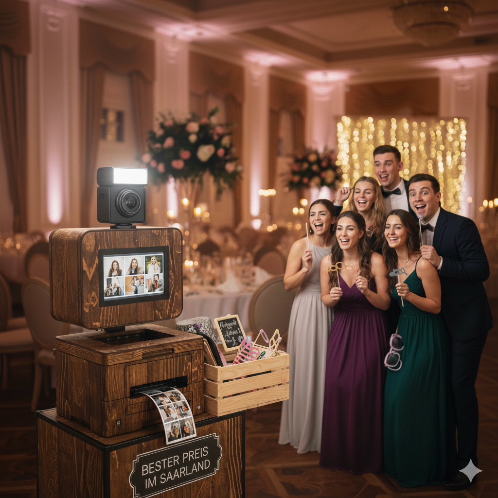 Profi-Fotobox im Saarland: Sorglos mieten!