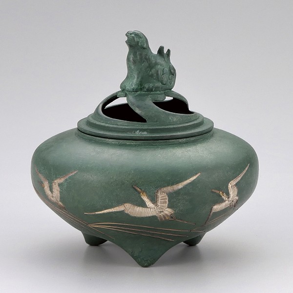 鋳銅製香炉(3) - 高岡銅器展示館 鋳銅製香炉(3) - 高岡銅器展示館