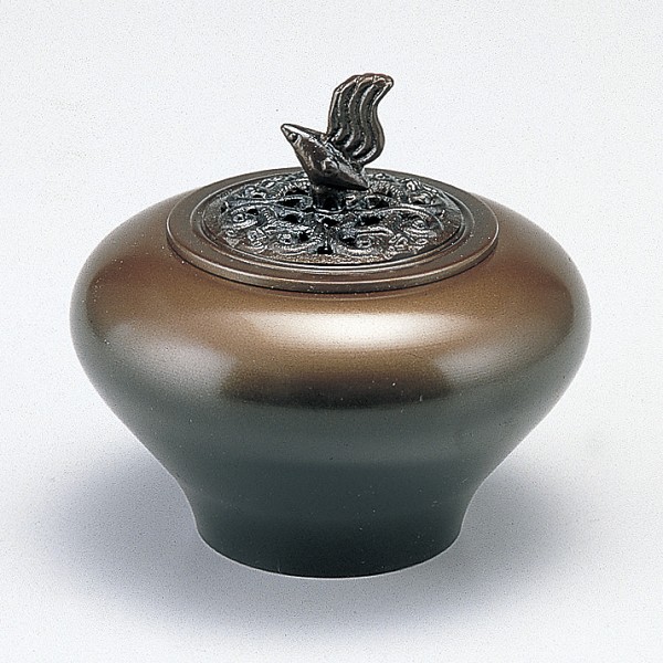 鋳銅製香炉(3) - 高岡銅器展示館 鋳銅製香炉(3) - 高岡銅器展示館
