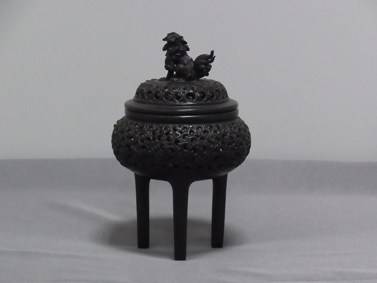 銅製古七宝細工 香炉 大明款 時代唐物 中国 金属工芸 銅製古七宝細工 香炉 大明款 時代唐物 中国 金属工芸