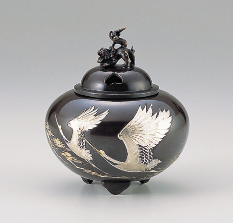 鋳銅製香炉(3) - 高岡銅器展示館 鋳銅製香炉(3) - 高岡銅器展示館