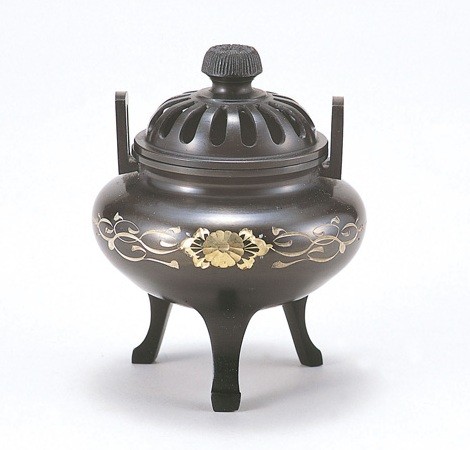 鋳銅製香炉(3) - 高岡銅器展示館 鋳銅製香炉(3) - 高岡銅器展示館