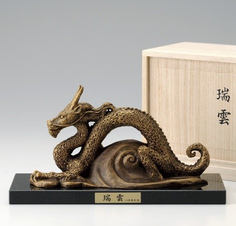 清流 川崎普照 彫刻家 ブロンズ レリーフ 彫塑 額装 清流 川崎普照