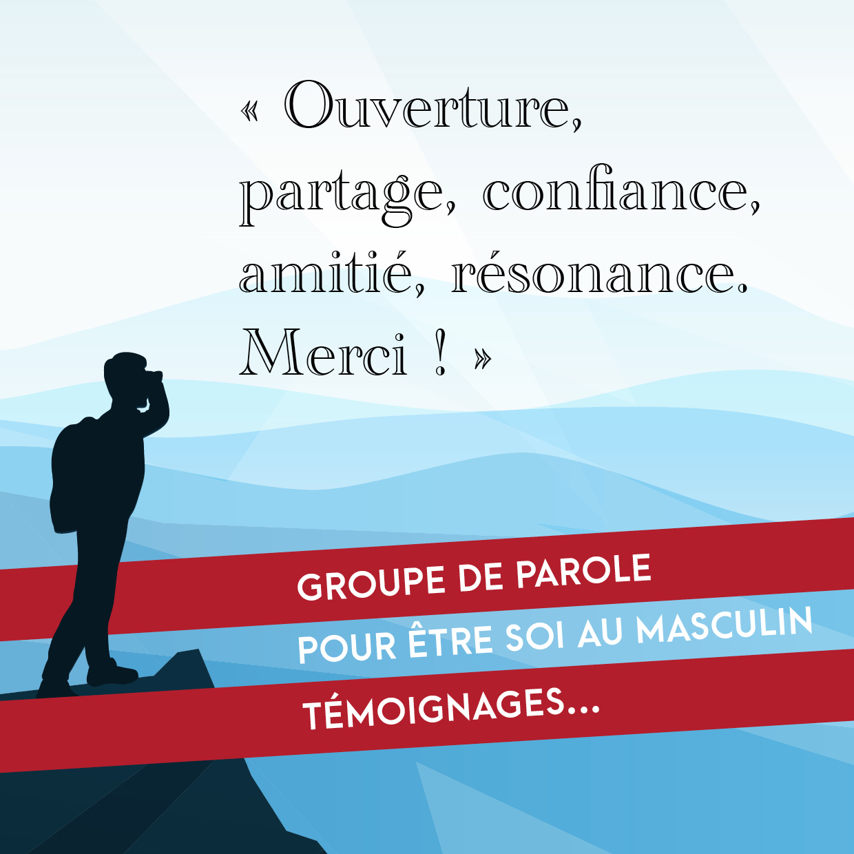 Groupe de parole - être homme aujourd'hui