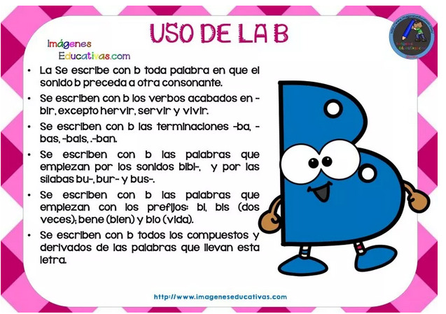 El uso de la letra b clearance