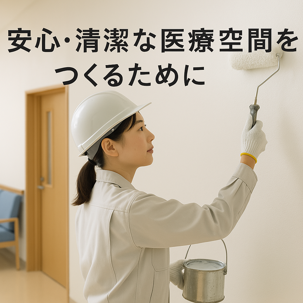 安心・清潔な医療空間をつくるために