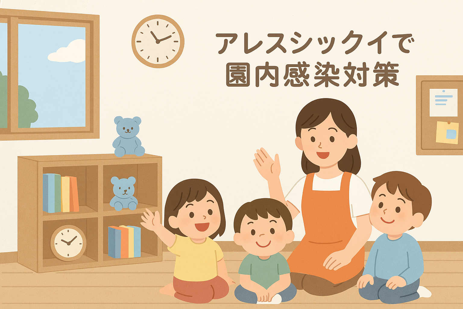 園児の健康を守るためにできること アレスシックイで「空気から整える」保育施設の新しいカタチ
