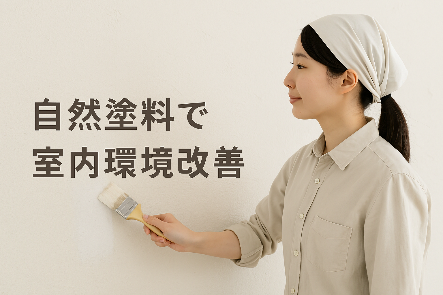 室内環境を整える“塗装という選択”