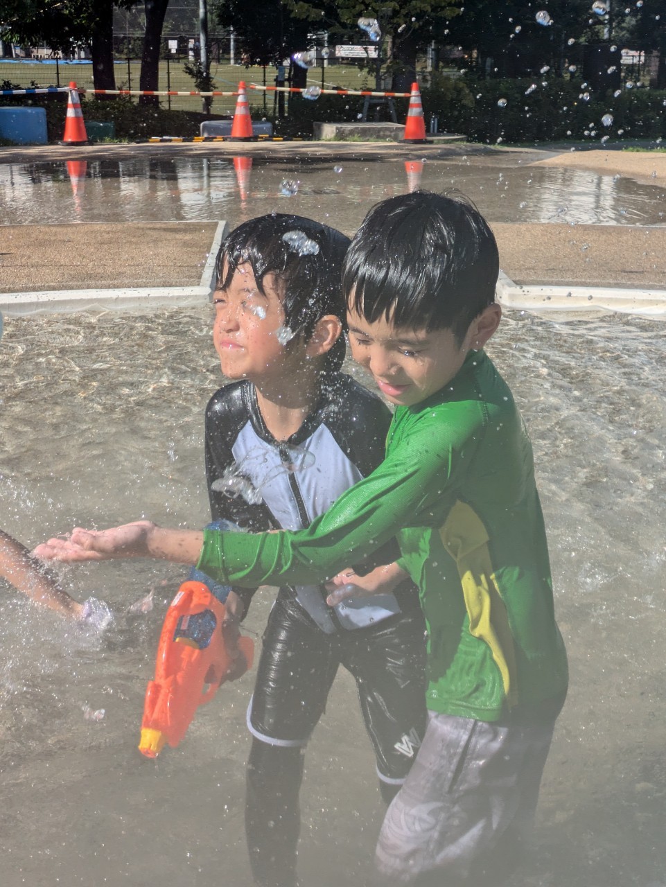 水遊び！！！＠野方