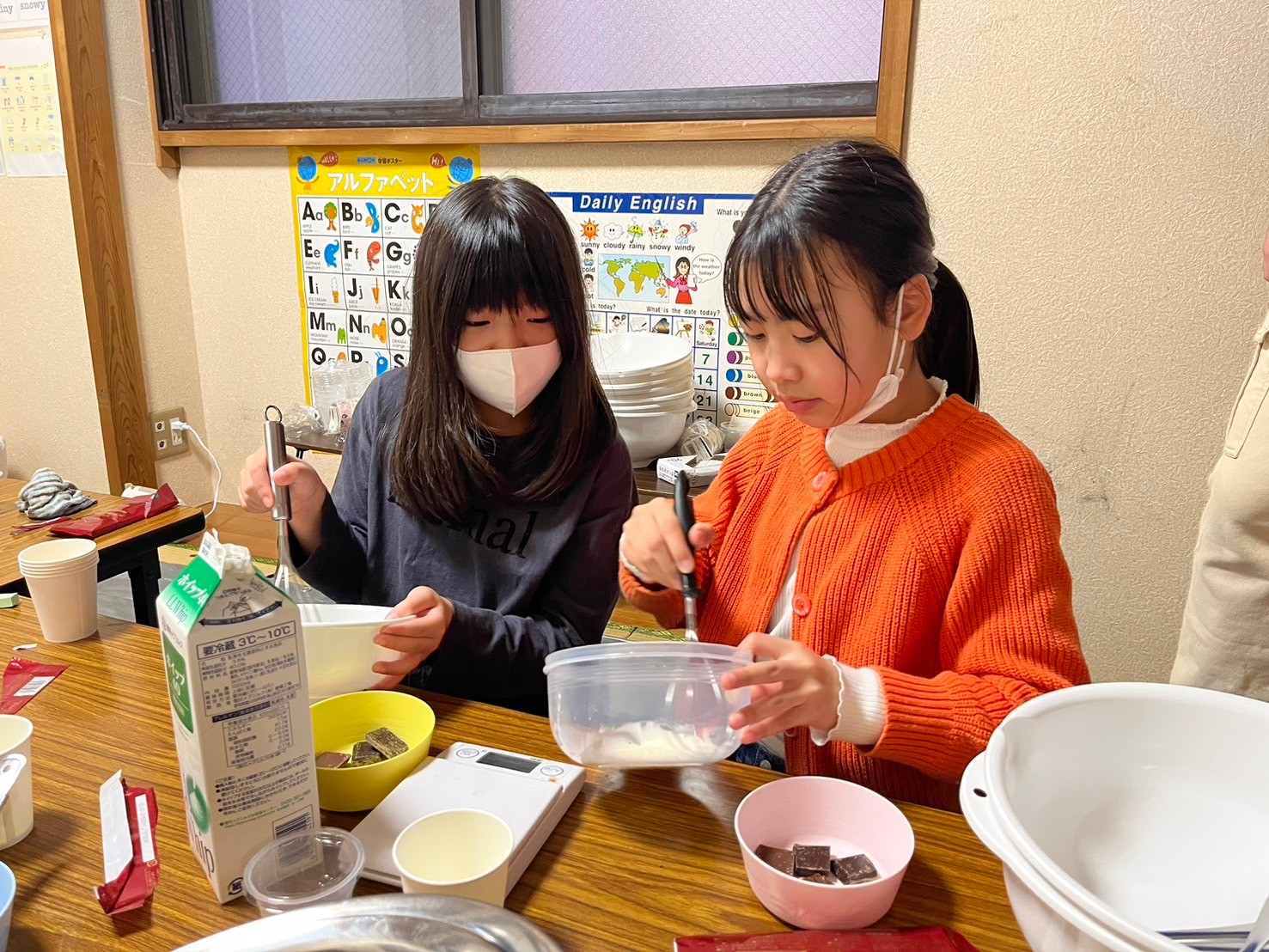 チョコムース作り＠野方