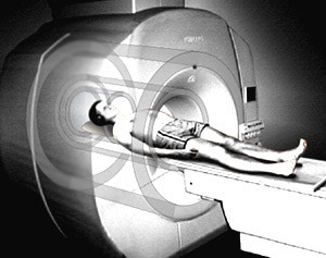 Fig. 2. Se muesta un resonador, equipo con el que se realiza una RMF.