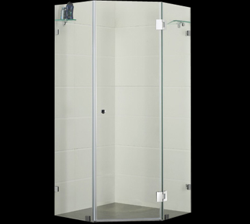 PLT-2001 Diamond Frameless Shower Screen