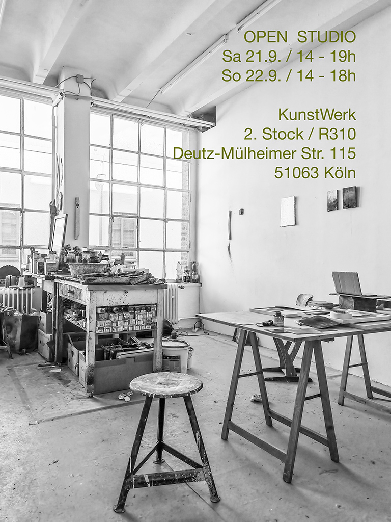 Andreas Keil, Offenes Atelier, KunstWerk, Köln, 2024
