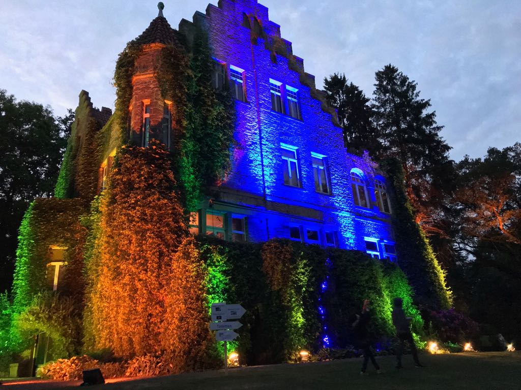 Beleuchtung Schloßgarten Niemetal
