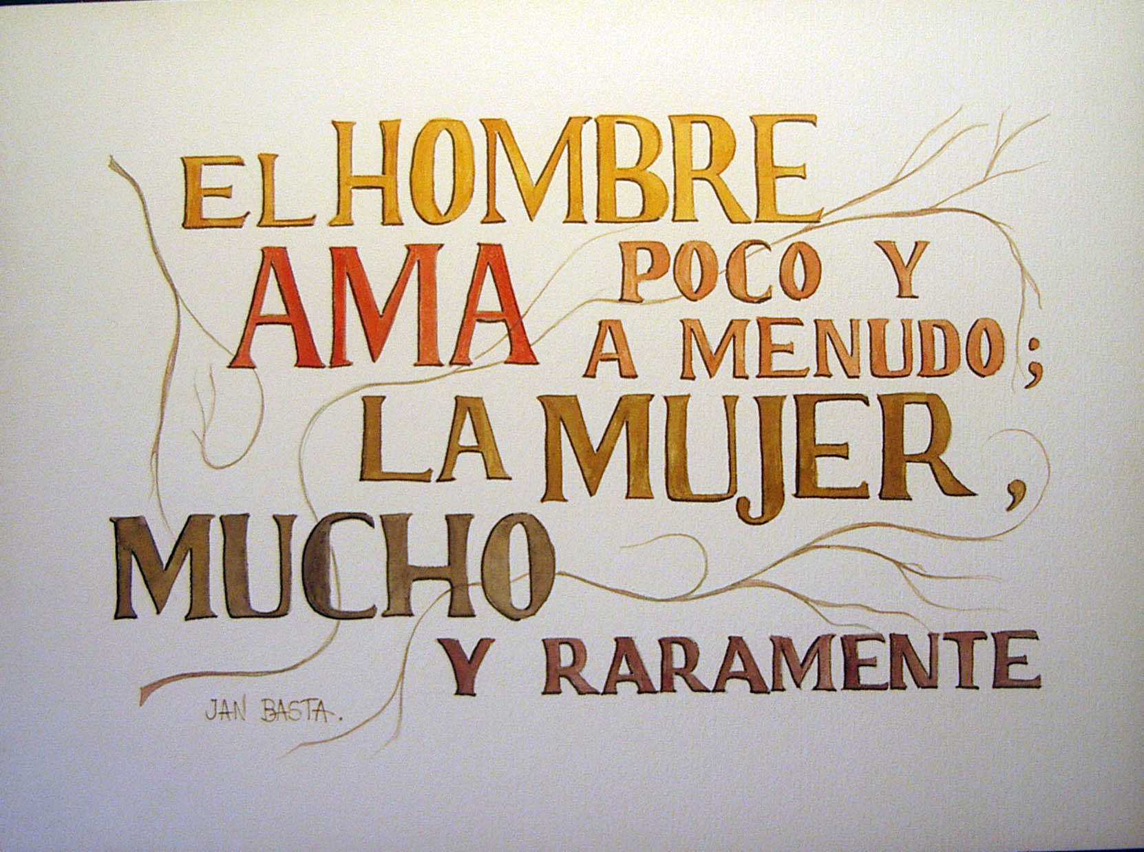 Nº 01 Caligrafía