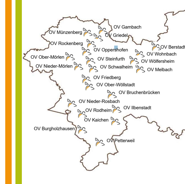 Unsere 22 Ortsvereine. Welcher ist in Ihrer Nähe? Wir freuen uns auf SIE.