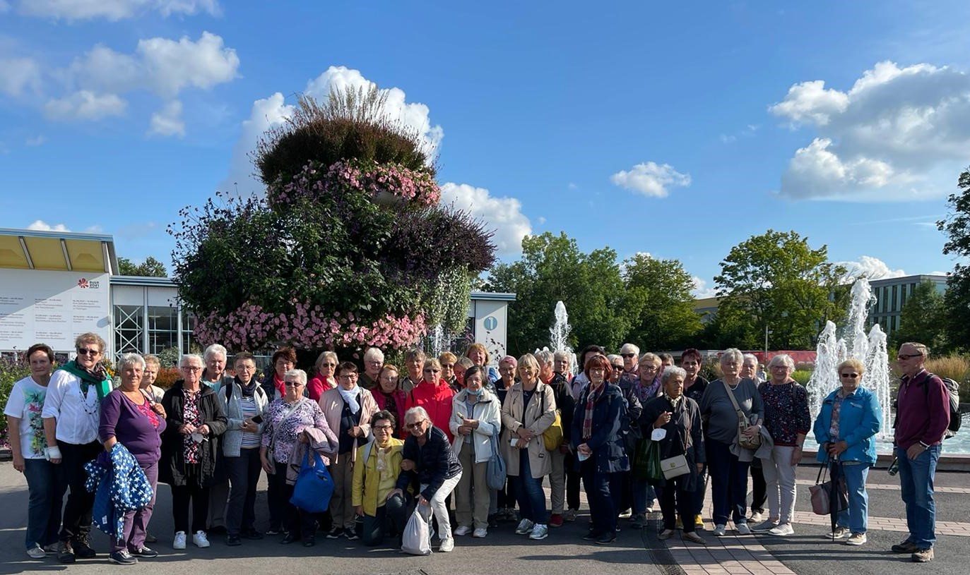 Bundesgartenschau in Erfurt. Die Wölfersheim-Södeler Landfrauen warten auf Sie.