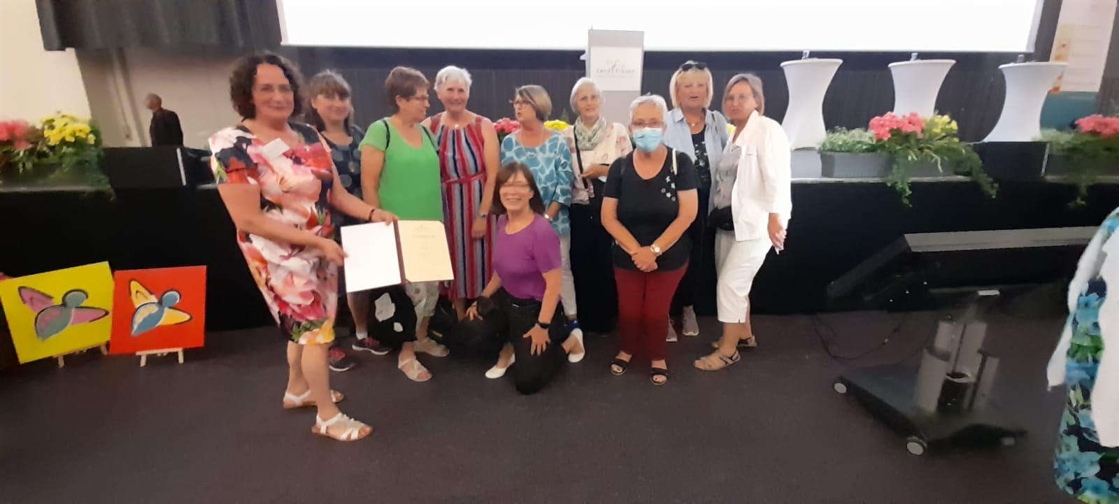 Alle 2 Jahre. Deutscher Landfrauentag 2022 in Fulda. Der Bezirksverein Friedberg ist natürlich vertreten.
