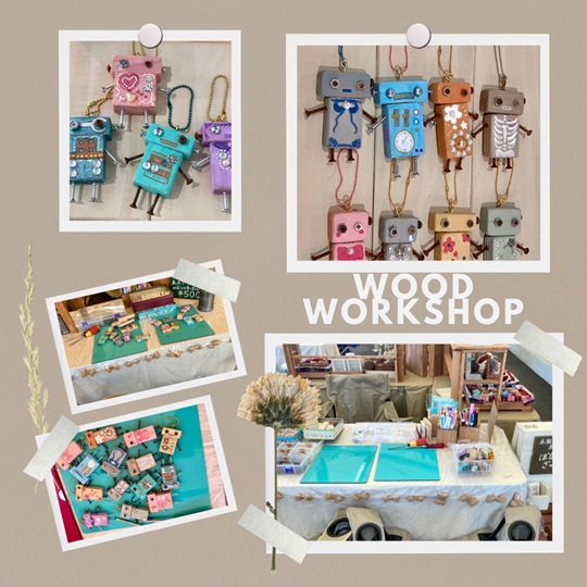 木工ワークショップ「ロボットキーホルダーを作ろう」を開催