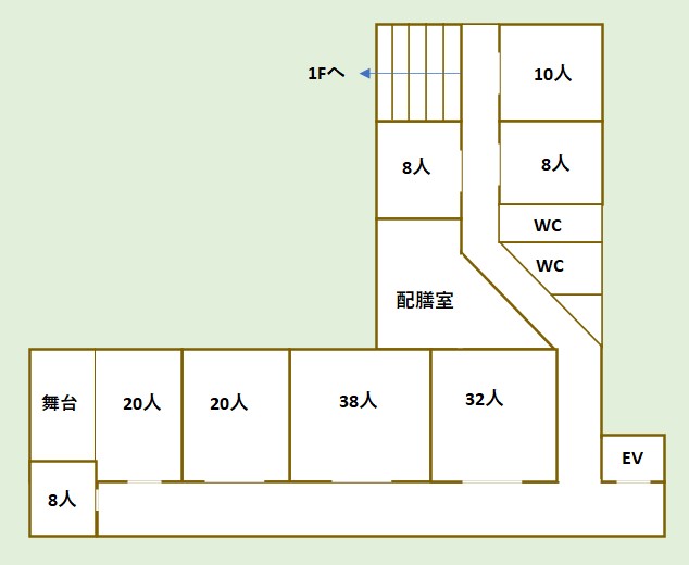 店内見取図　店内の様子　店内MAP　マップ