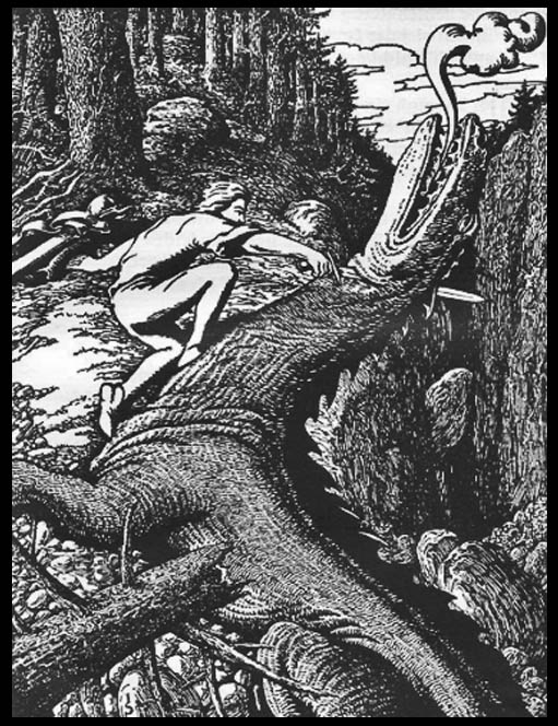 Illustration aus "Das Nibelungenlied", 1927