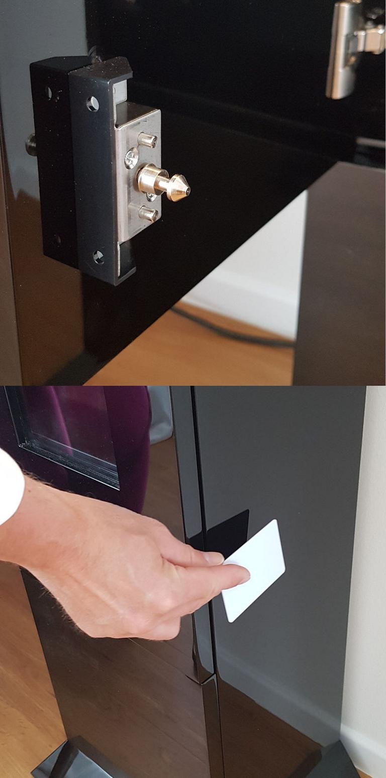 Unsichtbar verriegelt