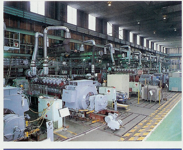 新潟原動機㈱ 太田工場          公試運転作業