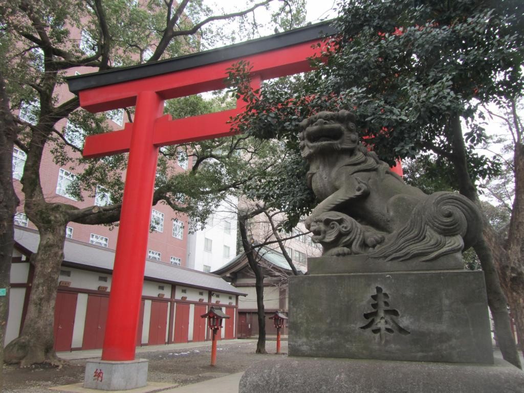 Tempeleingang in Shinjuku