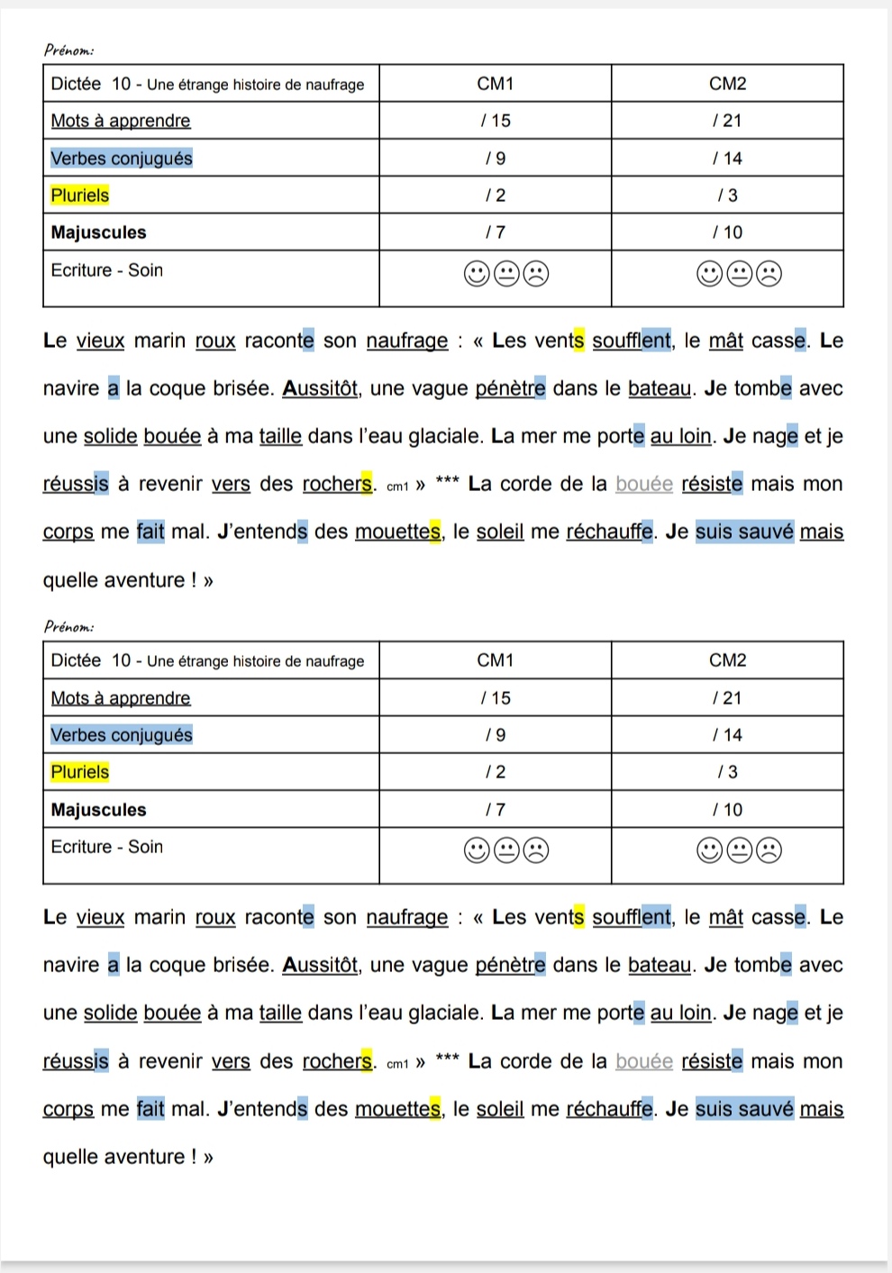 Dictées Picot Tome 3 - C'est parti pour la  Période 4