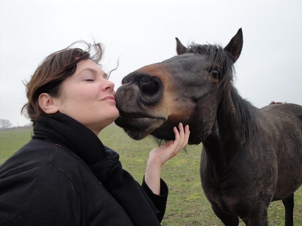 the horse kiss...
