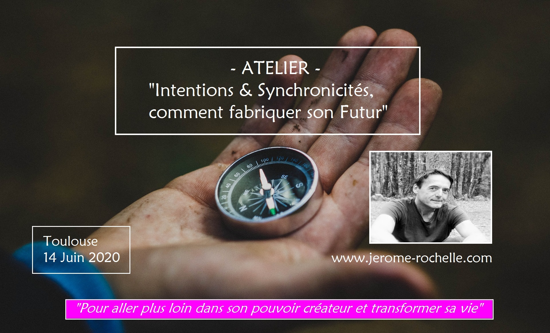 Atelier Psycho-Énergétique - Intentions & Synchronicités, comment fabriquer son futur - Toulouse 14 Juin 2020