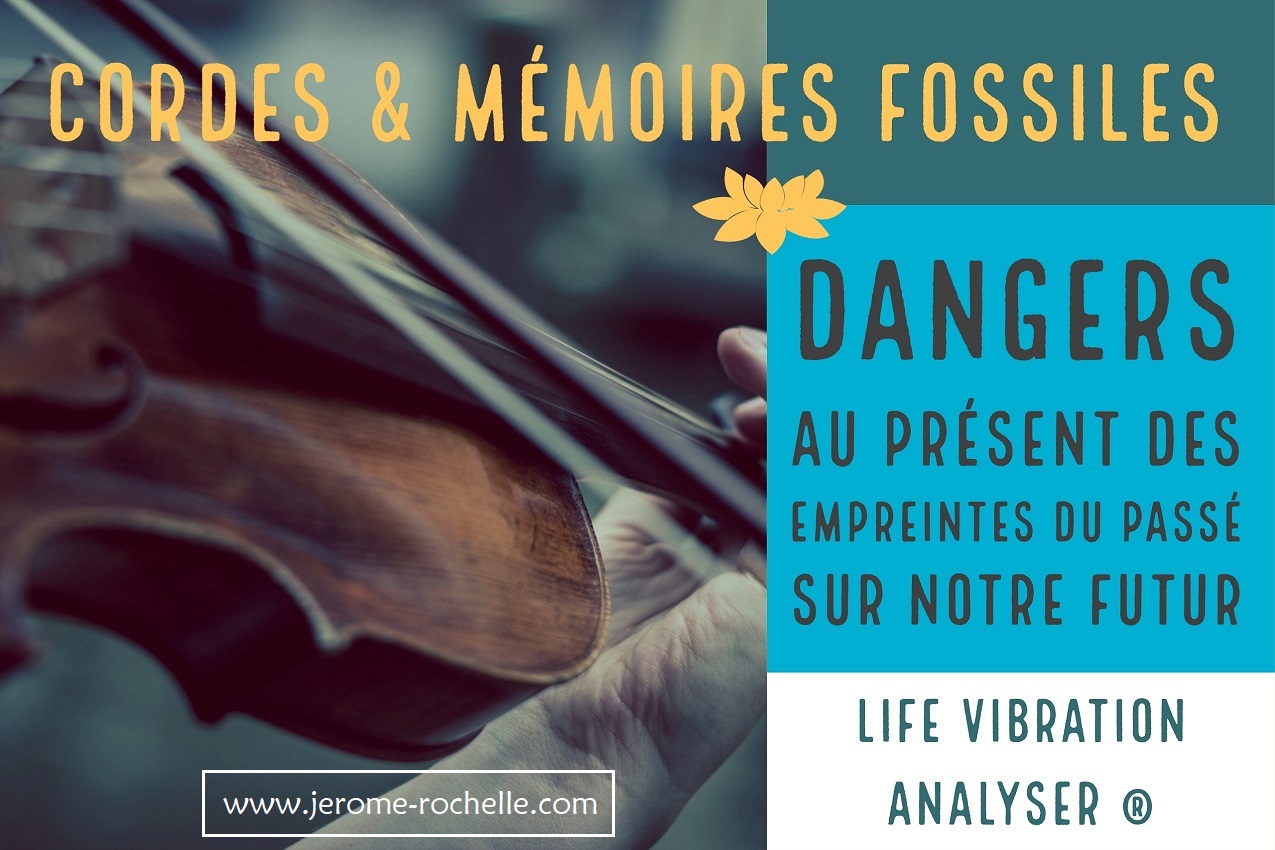 Cordes Vibratoires et Mémoires Fossiles - Dangers au présent des empreintes du passé sur notre futur