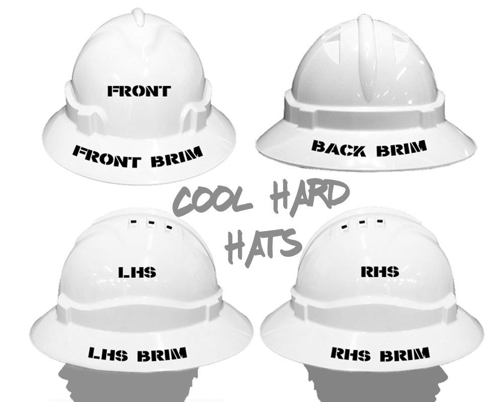 Full Brim Hard Hats COOL HARD HATS NZ