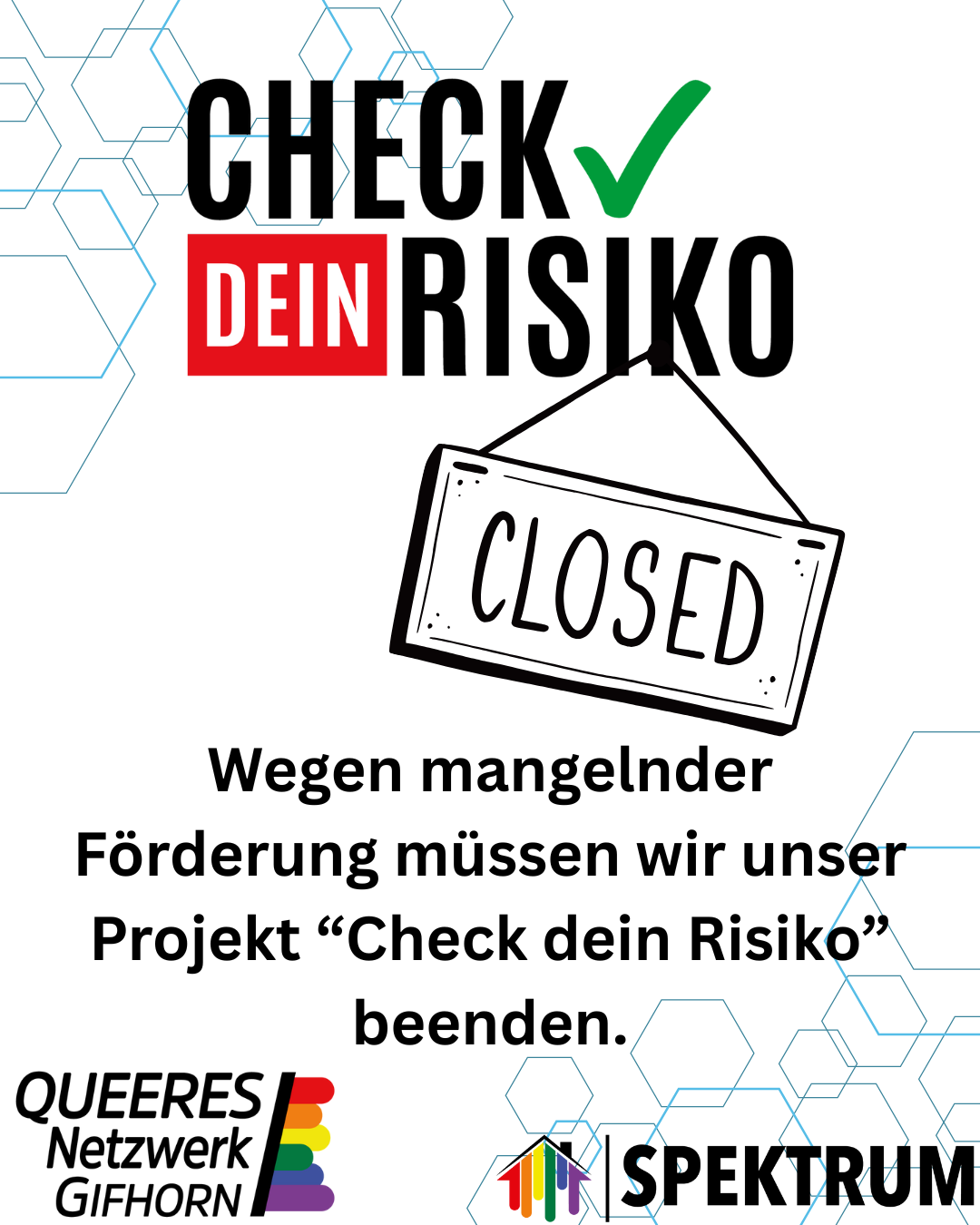 Ende des Projekts "Check dein Risiko"