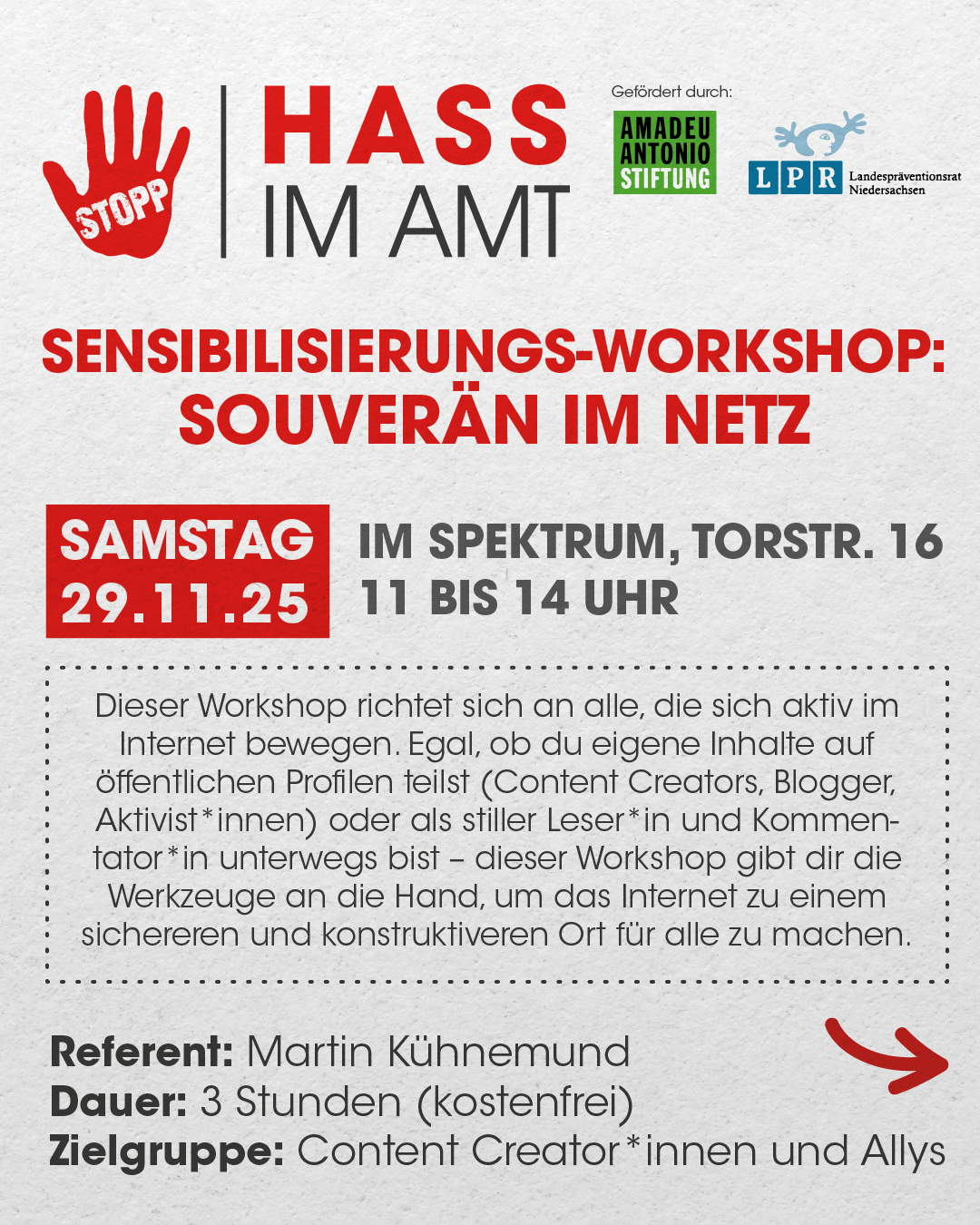 Hass im Amt - Sensibilisierungsworkshop