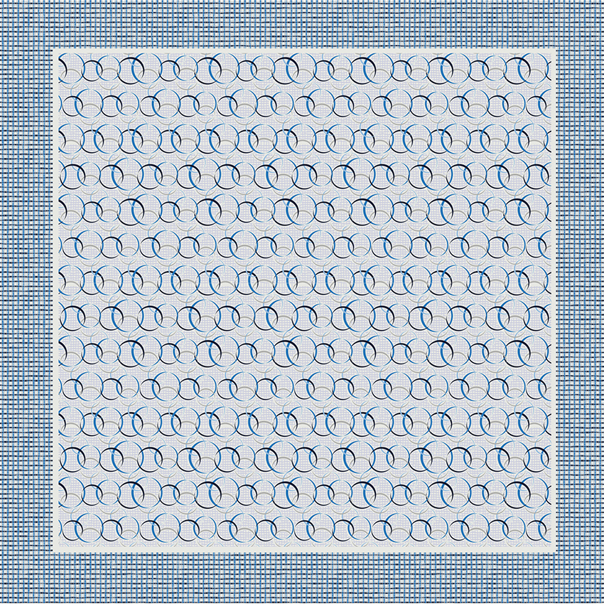 Tuch 046 Blau