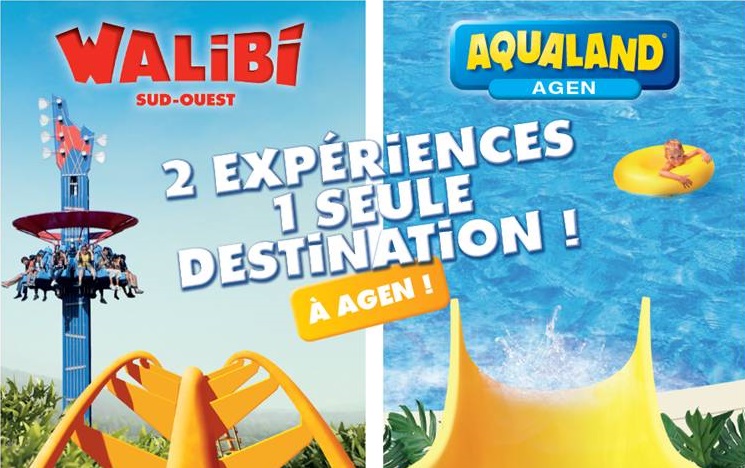 Sortie aux parcs Walibi et Aqualand à Agen