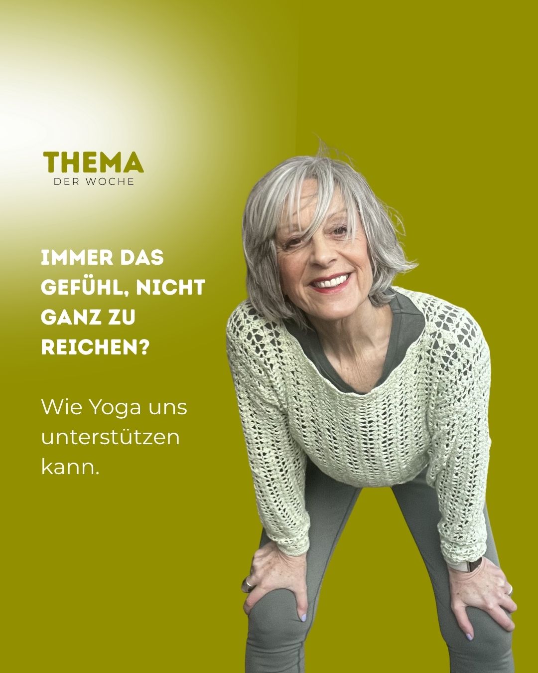 Immer das Gefühl, nicht ganz zu reichen? Wie Yoga uns unterstützen kann.