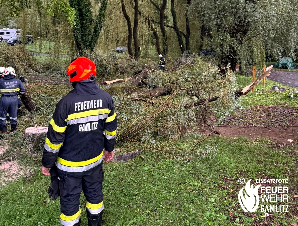 Mehrere technische Einsätze nach Unwetterfront