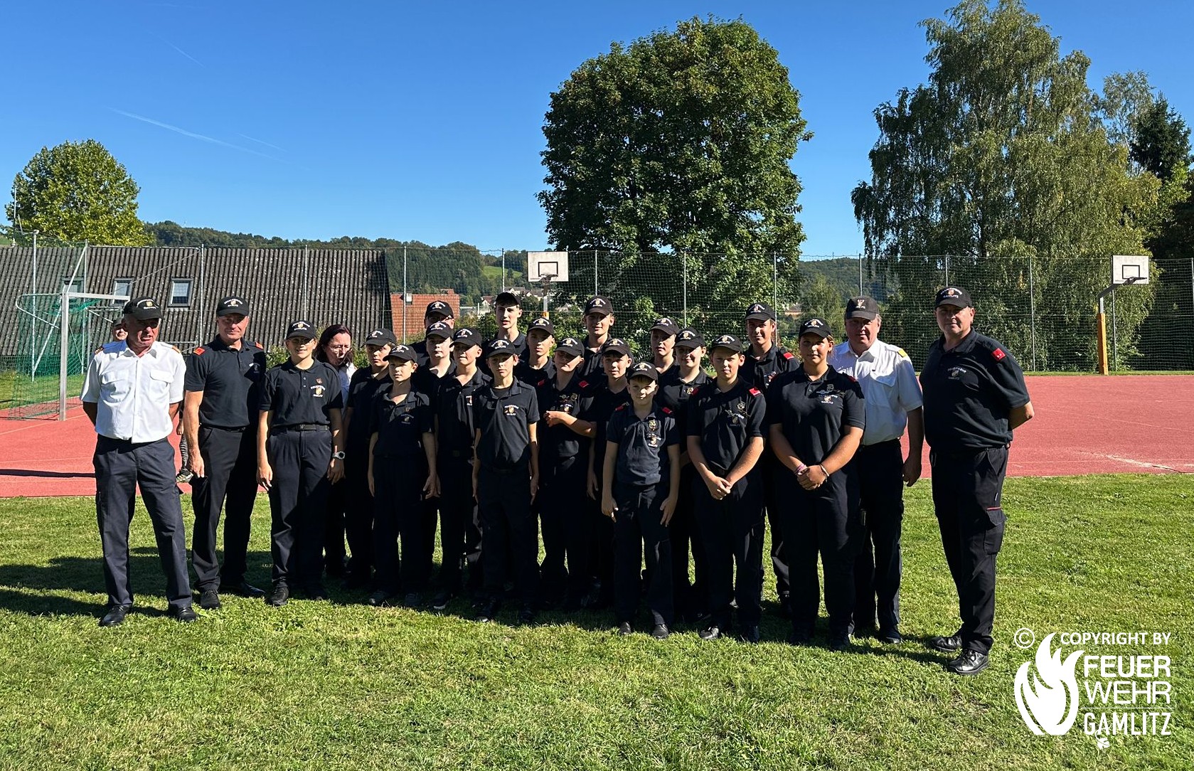 Wissenstest und Wissenstestspiel der Feuerwehrjugend in Heiligenkreuz am Waasen