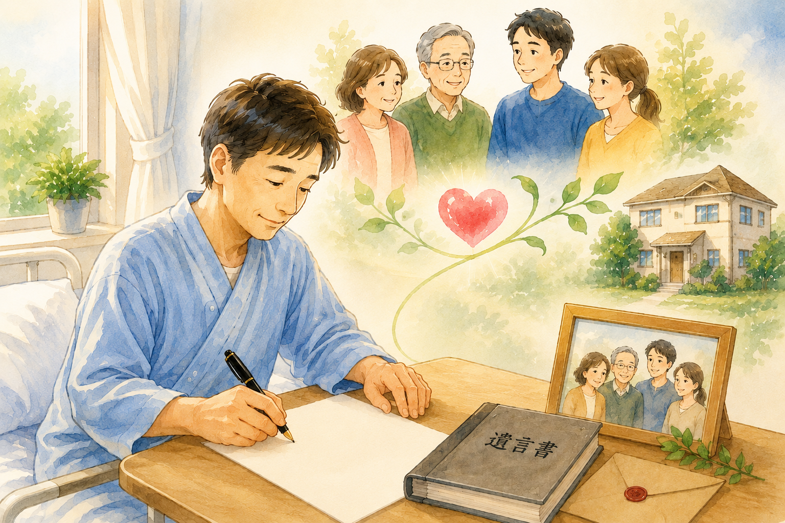 坂戸市50代男性｜末期がんを受け入れ公正証書遺言を作成、ご家族へ想いと財産を託した終活・相続対策事例