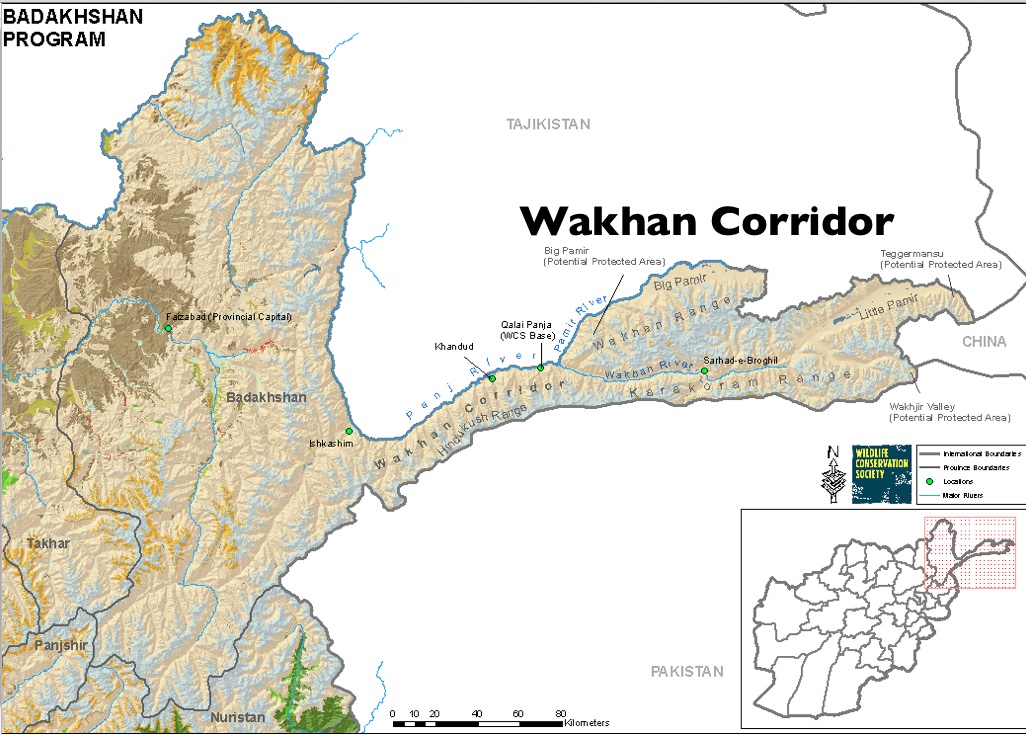 Tajikistan, Afghanistan. The Wakhan Corridor