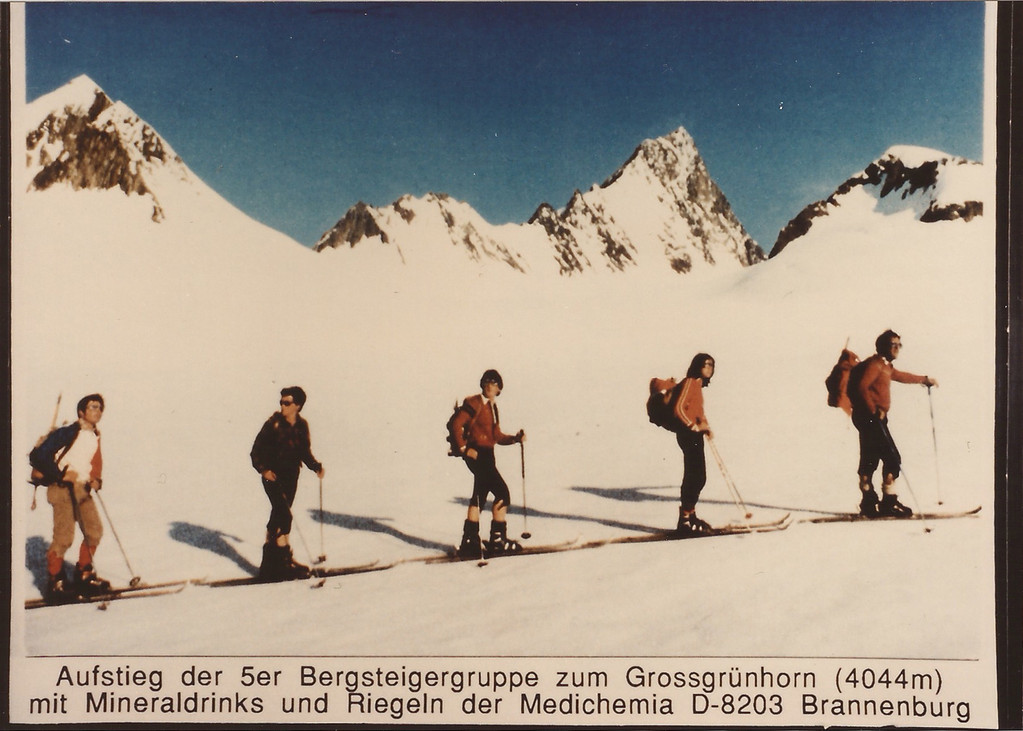 Auftsieg zum Grossgrünhorn (4044m)