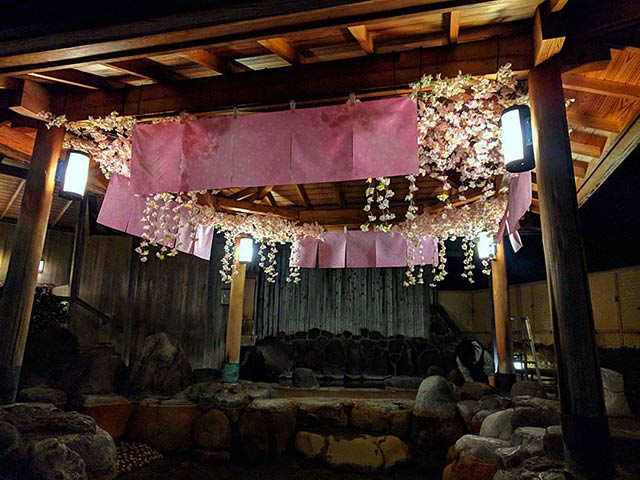 桜装飾